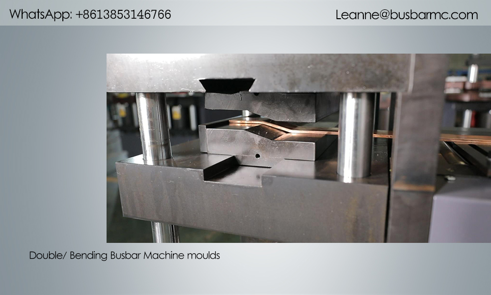 Double heads busbar bending machine moulds