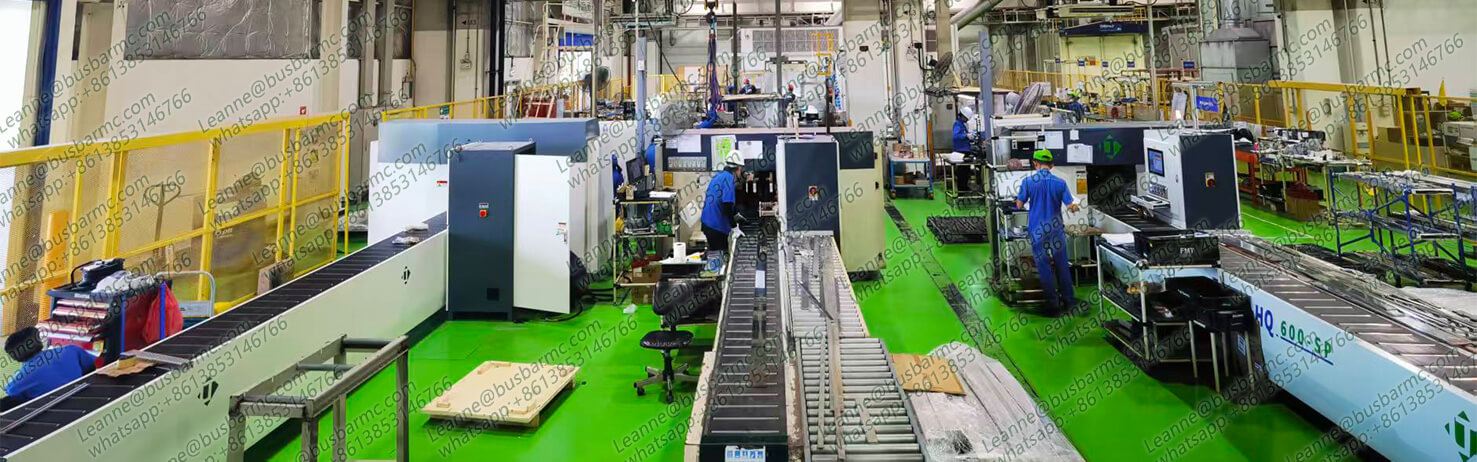 Busbar bending machine commissioning at a panel builder workshop in the UAE